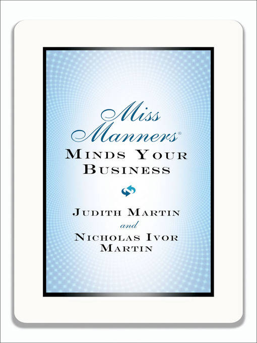 Title details for Miss Manners Minds Your Business by Nicholas Ivor Martin - Wait list